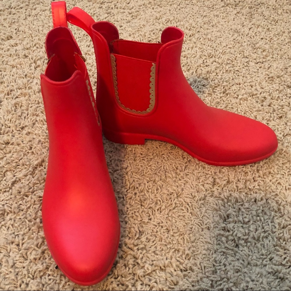 Jack Rogers Red Rain boots